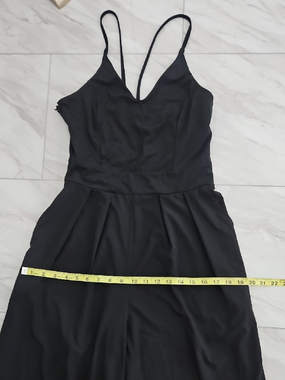 Halara Black Wide-Leg Jumpsuit with Spaghetti Straps - Picture 4 of 6